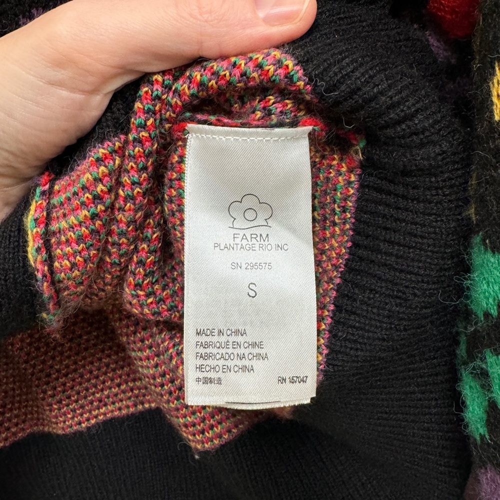 Farm Rio Cheetah Multi-Colour Women's Cardigan - Picture 5 of 8